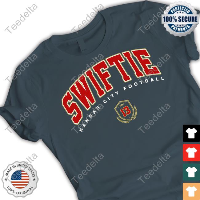Phoebe Tonkin Swiftie Kansas City Football 13 Sweatshirt Phoebe Tonkin Wearing Swift And Kelce Swiftie Kansas City Football 13 Long Sleeve T Shirt