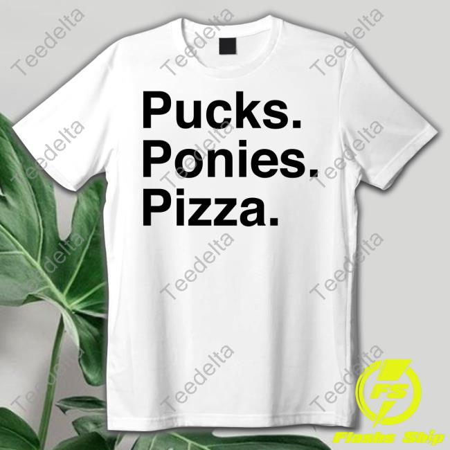 Elio Imbornone Pucks Ponies Pizza Shirts