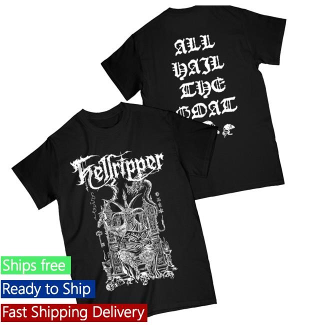 Limited Hellripper 8Merch Goat King T-Shirt