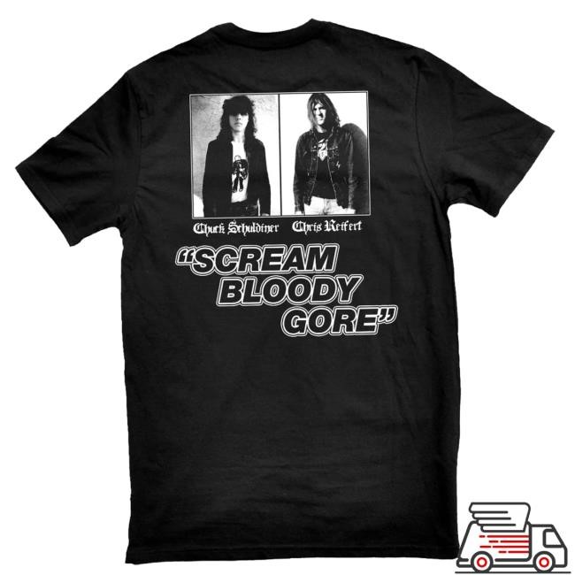 Official Rockabilia Merch Death Scream Bloody Gore Throwback Sweatshirt