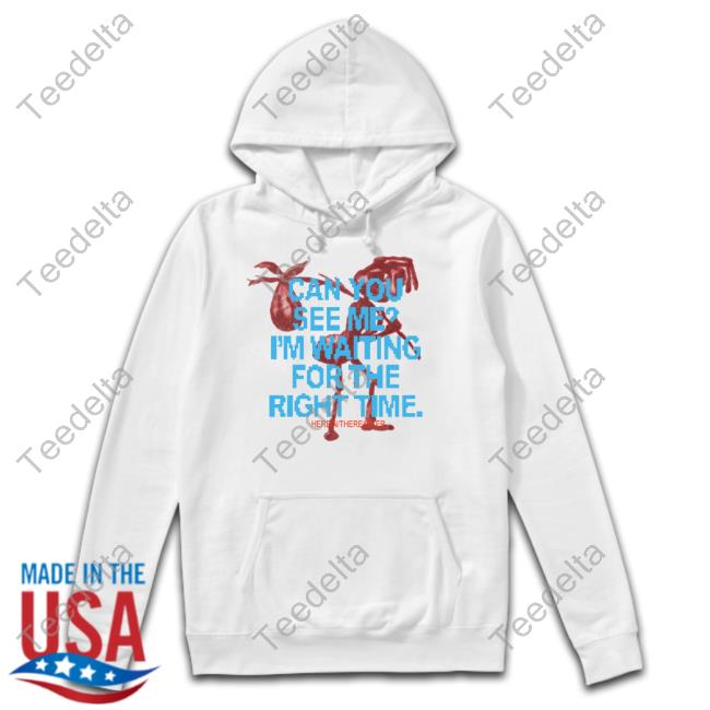 Can You See Me I'm Waiting For The Right Time Hoodie