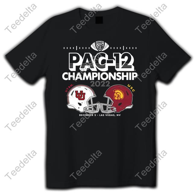 Utah Utes Vs Usc Athletics 2022 Pac-12 Football Championship Game Duel Long Sleeve Shirt