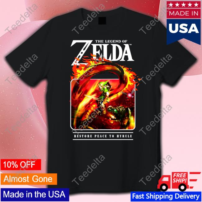 Yungkurlyx2 The Legend Of Zelda Restore Peace To Hyrule Sweatshirt