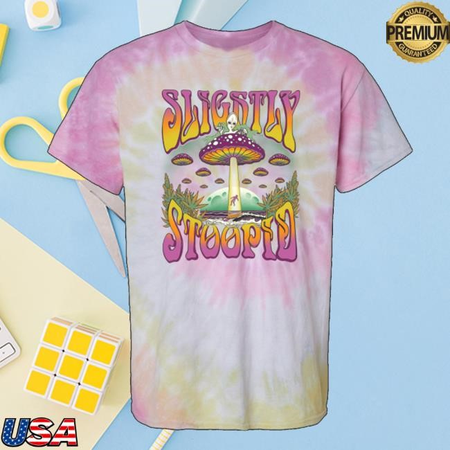 Slightlystoopid Merch Mushroom Ufo Desert Rose Tie Dye Tee