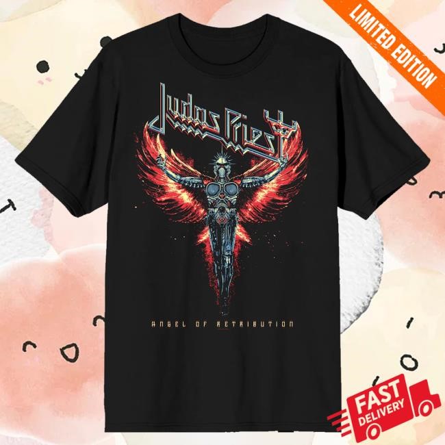 Judas Priest Merch Angel Of Retribution Tracklist Unisex Sweatshirt