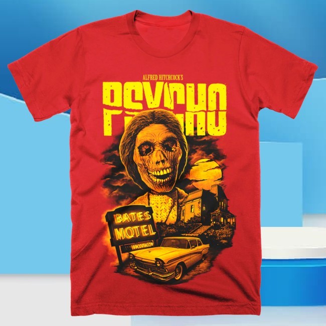 Trending Terror Threads Merch Psycho No Vacancy Funny Shirt