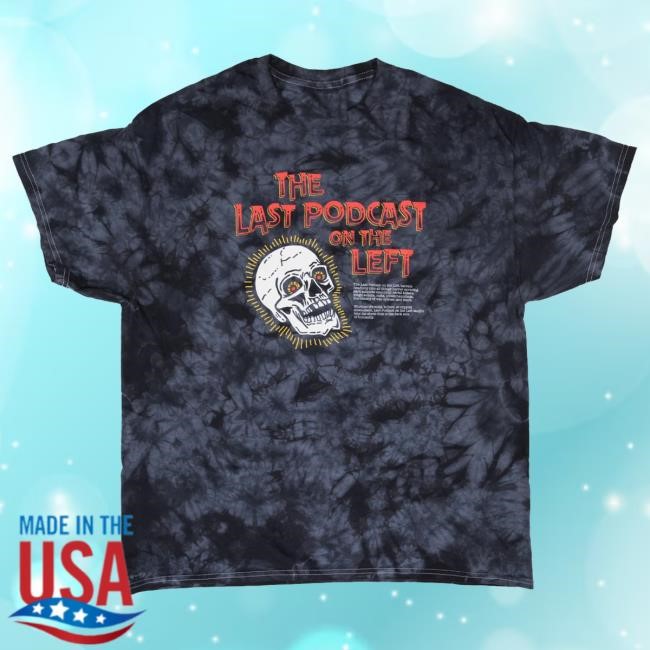 Last Podcast Merch Glow Skull Hooded Sweatshirt