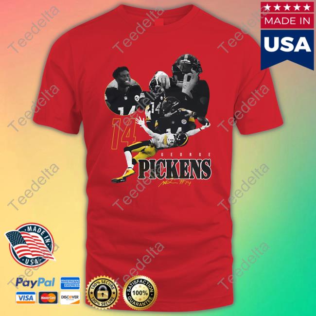 Pat Freiermuth Wearing George Pickens 14 Hoodie