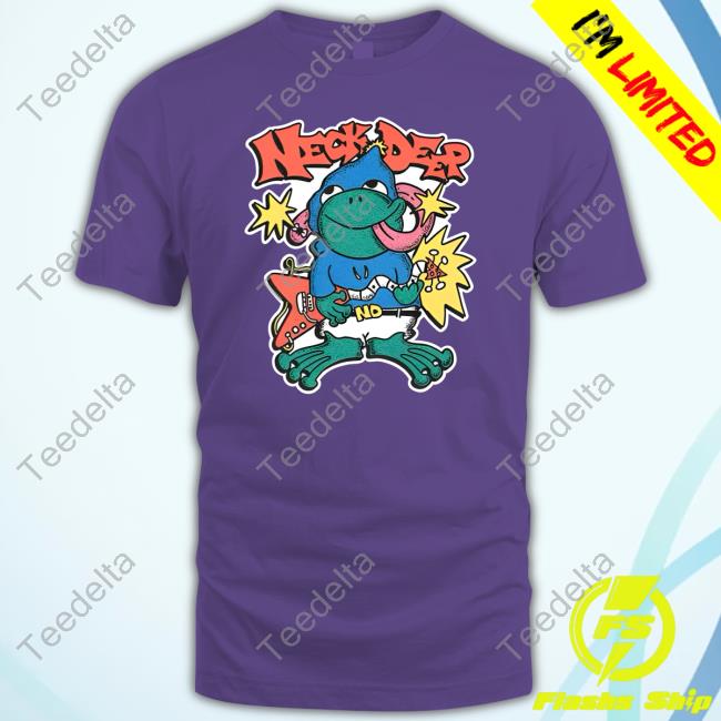 Frog Neck Deer Shirts Neck Deep Store Frog Neck Deer T Shirt