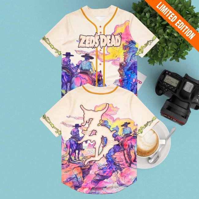 Official Deadbeats Merch Zeds Dead Prospector Baseball Jersey Tee Shirt