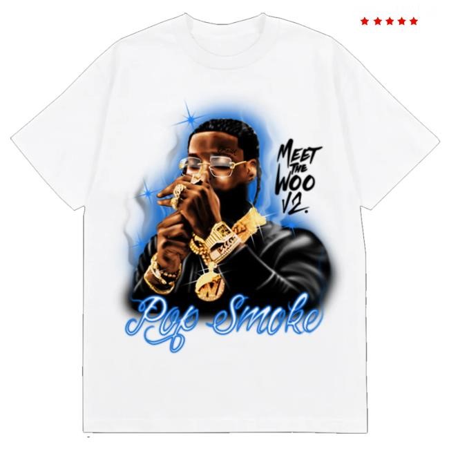 Pop Smoke Merch Meet The Woo 2 T-Shirt Ii Tee