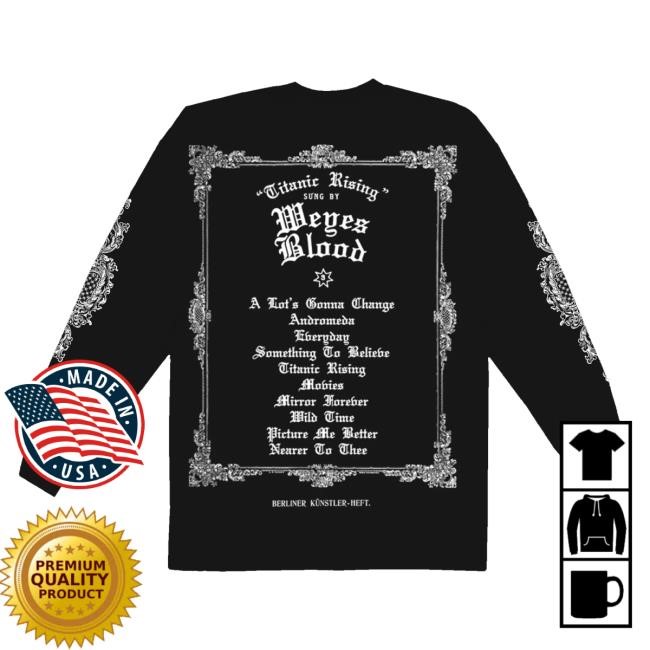 Weyes Blood Merch Titanic Rising Sweaters