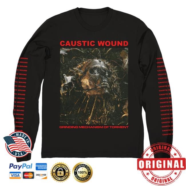 Caustic Wound "Grinding Mechanism Of Torment" Hooded Sweatshirt