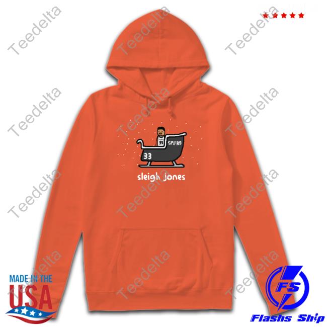 Nba Paint Sleigh Jones Hoodie Holiday Merch