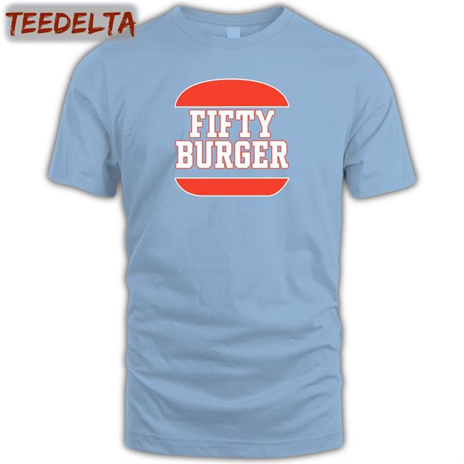 Coach Kenny Perry Fifty Burger Shirt Red Raider Football Fifty Burger T-Shirt