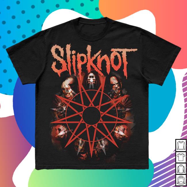 Official Slipknot Merch Store Double Portrait Tour 2023 Shirt Black Slipknotmerch Apparel Clothing Shop