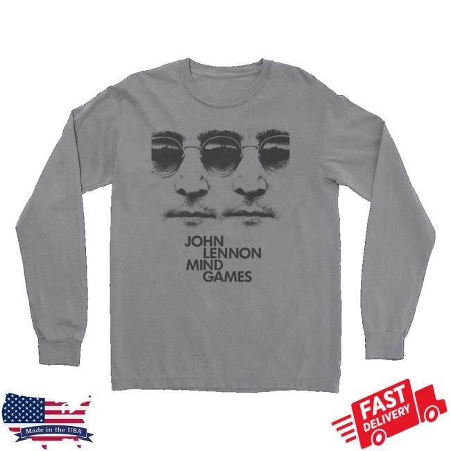 Johnlennon Store Mind Games Eyes Hooded Sweatshirt John Lennon Official Store