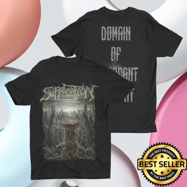 Official Night Shift Merch Indie Merch Store Suffocation - Domain Of Incessant Torment Popover Shirt Nightshiftmerch Indiemerchstore