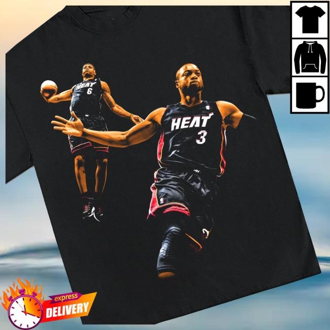 Wearicy Merch Shop Store Official Lebron James X Dwayne Wade Graphic T Shirts