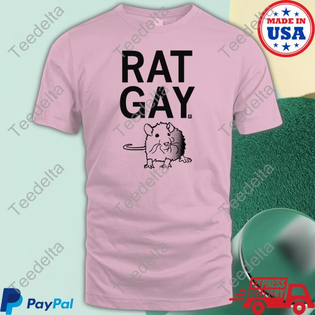 Raygunsite Store Rat Gay Tee Shirt DanAndPhillow