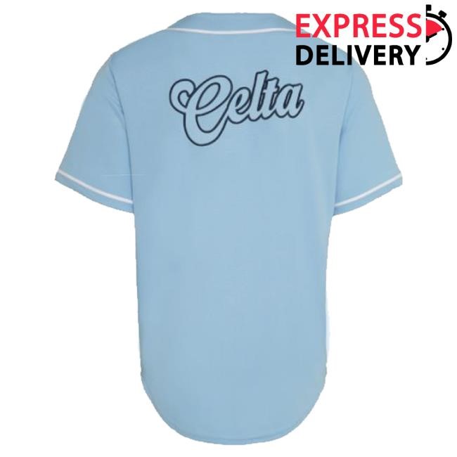 Rc Celta Merch Unisex Baseball Lifestyle T-Shirt Light Blue Shirt