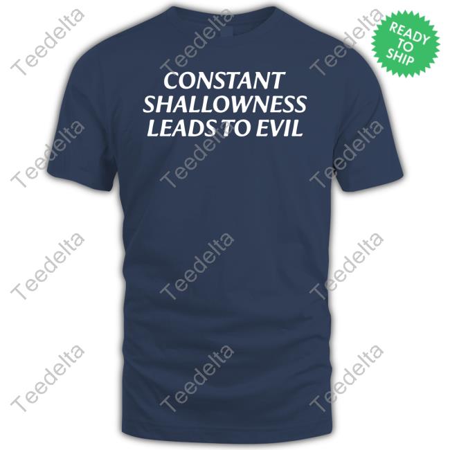 Constant Shallowness Leads To Evil Tank Top Telosarchive