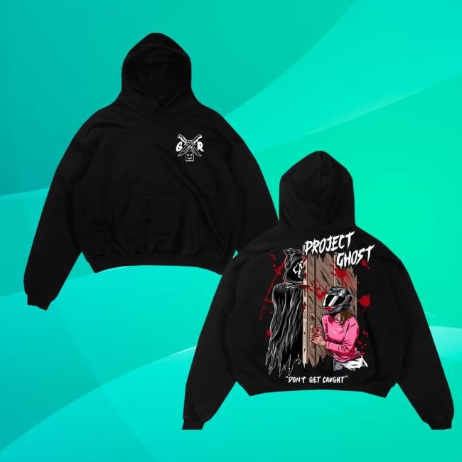 Official Ghost Racing Merch Ghost Face Halloween Edition Hoodie Sweatshirt