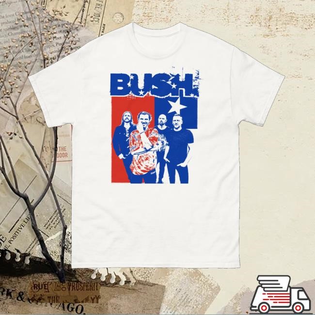 Bushofficial Merch Store Shop Merch Chile White Photo T-Shirt Bushofficial Merch Merch Chile White Photo Shirt