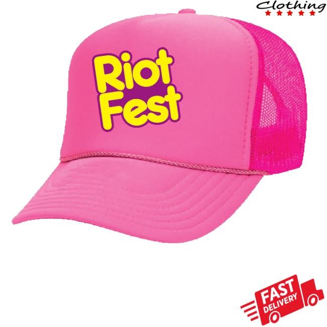 Riot Brand Merch Pepto Trucker Hat