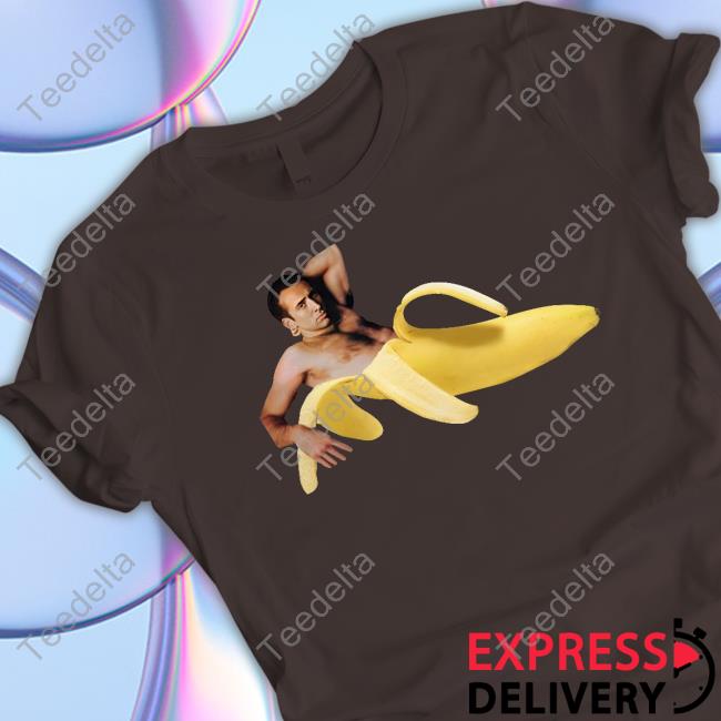 Goodshirts Nicolas Cage In A Banana T Shirt