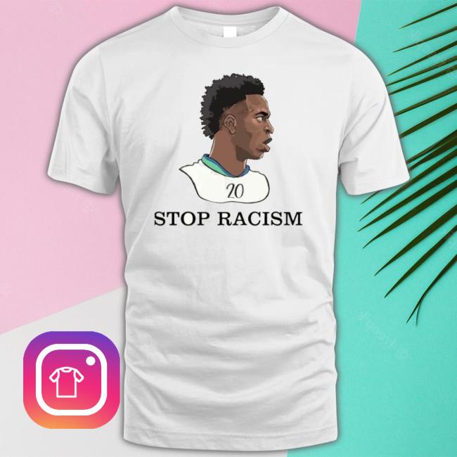 Vinicius Junior Stop Racism shirt