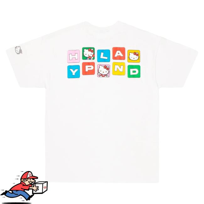 Official Hypland Clothing Merch Store Hypland Hello Kitty Puzzle Attractive Shirt (White)