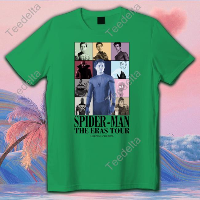 Sony Pictures Uk Spider-Man The Eras Tour T Shirt Sony Pictures Uk Spider-Man The Eras Tour Shirt