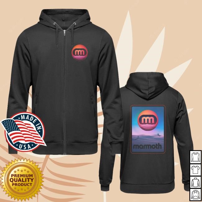 Mammoth Wvh Merch M-Moon Hoodie Mammoth Ii Tee Shirt