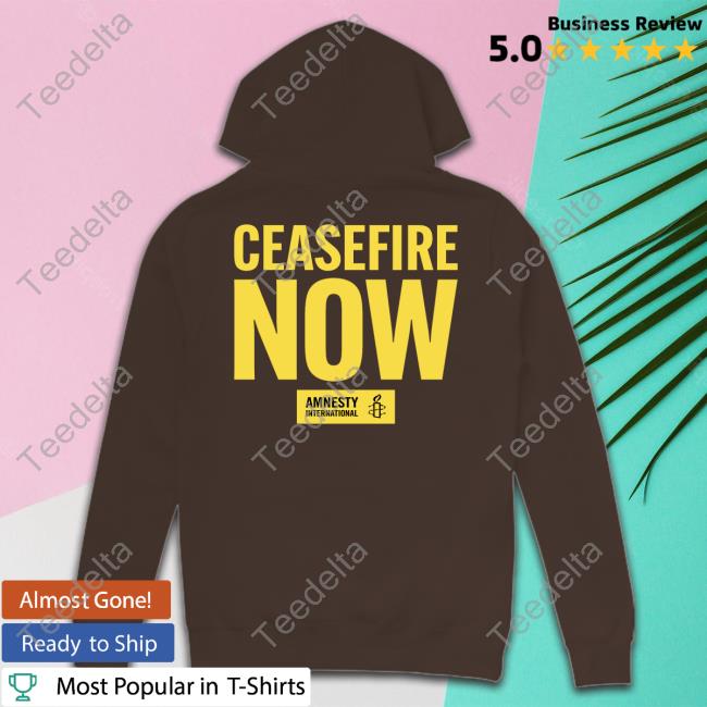 Free Palestine Ceasefire Now Amnesty International Tee