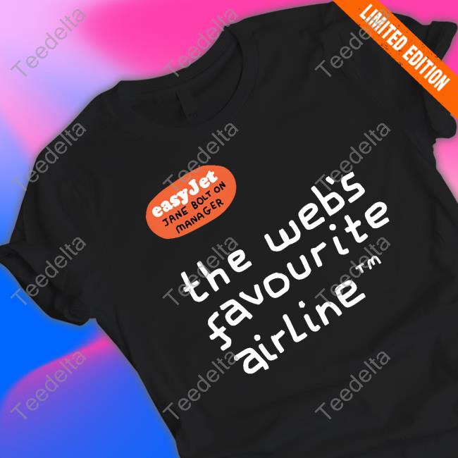 Zoe Bread Merch Easy Jet Jane Bolt On Manager The Web's Favourite Airline Hoodie Sweatshirt