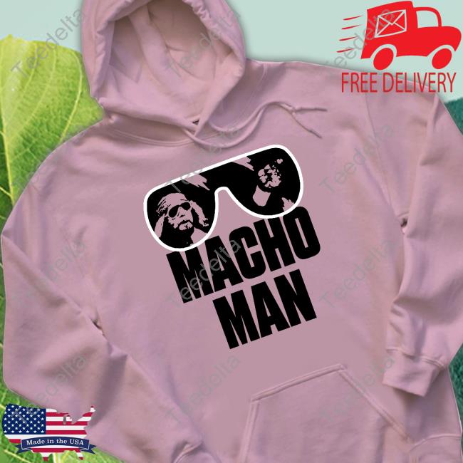 Alex Pearlman Wearing Macho Man Shades Shirt Homage Merch