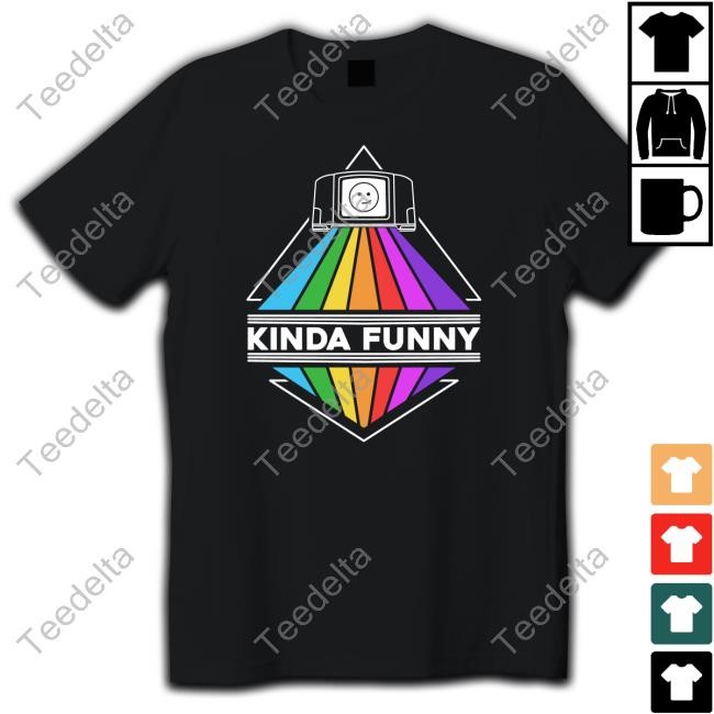 Kinda Funny Merch Pride Prism Tee Shirt