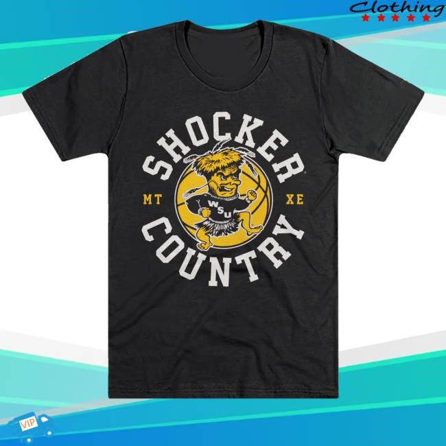 Homefield Apparel Merch Shop Store Official Wichita State Shocker Country Basketball Shirts