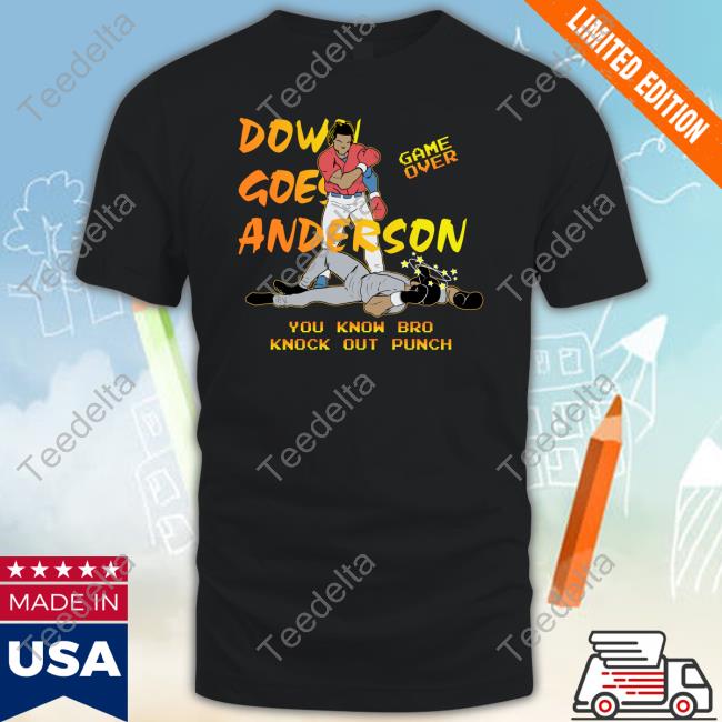 Down Goes Anderson Jose Ramirez Vs Tim Anderson Hoodie