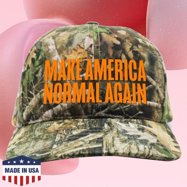 Lincoln Project Merch Store Make America Normal Again Camo hats