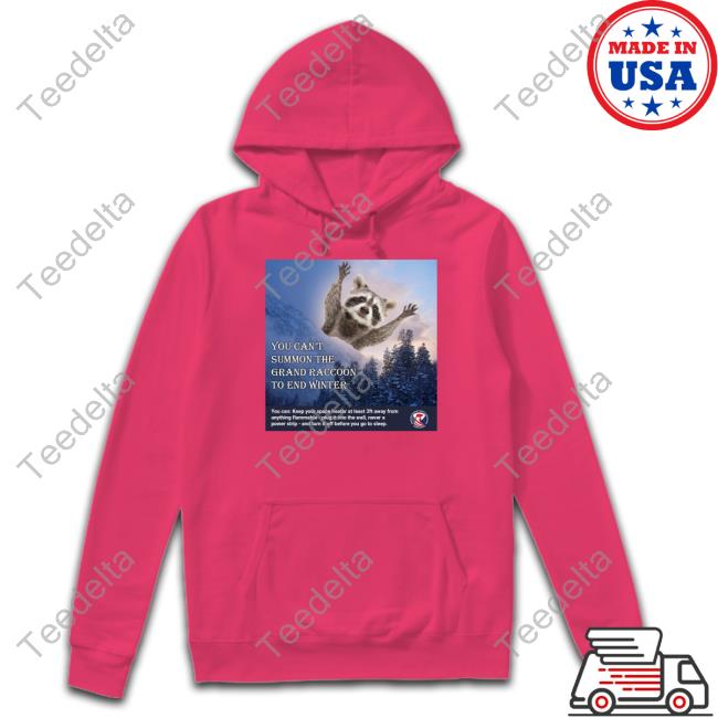 Us Consumer Product Safety Commission You Can't Summon The Grand Raccoon To End Winter Tee Shirt Uscpsc