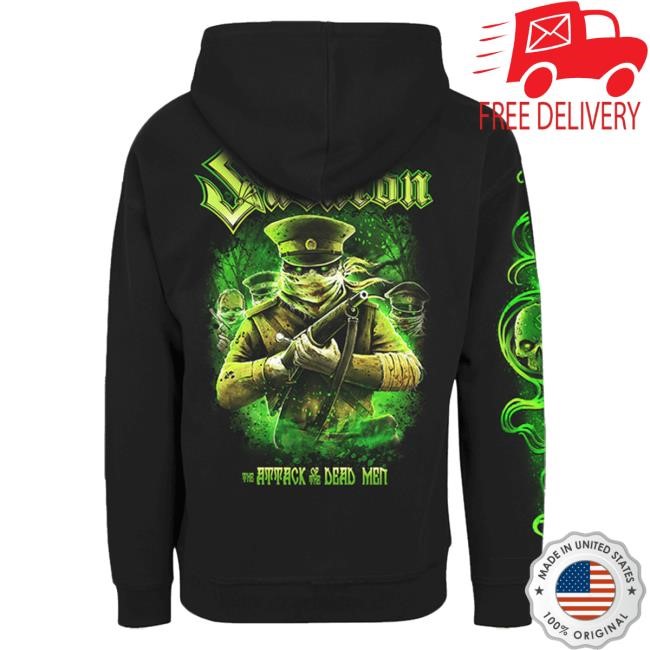 Attack Of The Dead Men Hoodie Sabaton Merch Shop Attack Of The Dead Men New Shirt