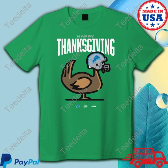 Detroit Lions Happy Thanksgiving Sweatshirt