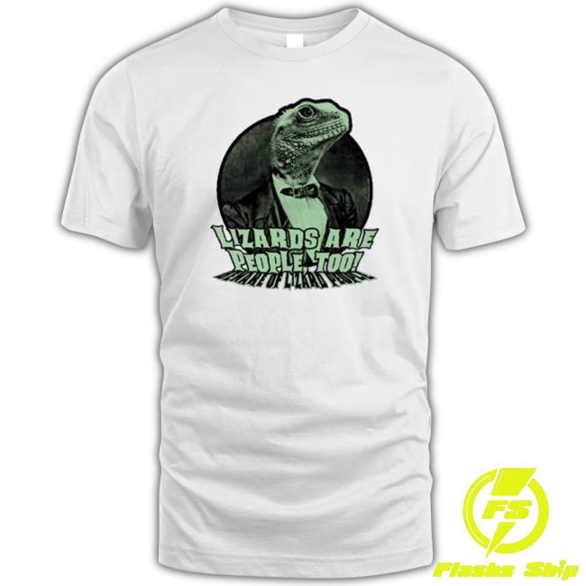 Official Reptile Hybrid Lizards Are People Too Beware Of Lizard People T-Shirt