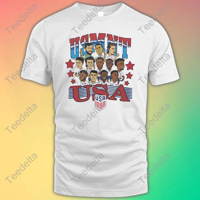 Usmnt Homage Team Caricatures Hooded Sweatshirt