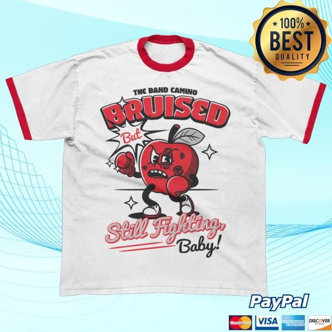 Official Camino Merch Store Bruised But Still Fighting Ringer T-Shirt