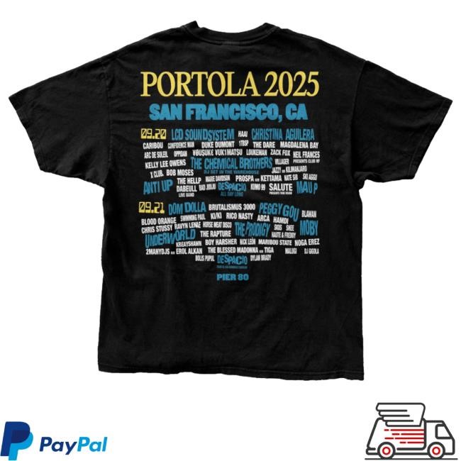 Portola Music Festival Another Perfect Weekend Lineup T Shirts