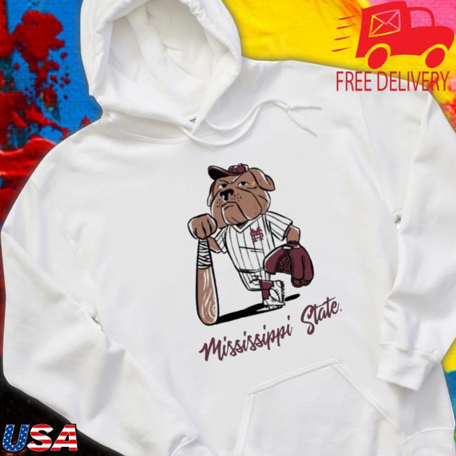 Msu Vintage Baseball Bulldog Sweater