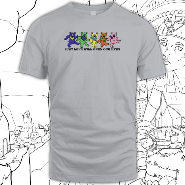 Just Love Will Open Our Eyes Dancing Pigs shirt, hoodie, tank top, sweater and long sleeve t-shirt